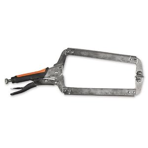 Hobart 770562 Long Locking C-Clamp Pliers with Rubber Grip by Hobart