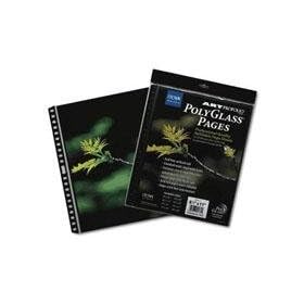 Itoya Art Profolio 16 x 20 Crystal Clear PolyGlass Pages, 10 Pages Per Pack