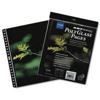 Itoya HPR-11-8 Art Profolio Polyglass Pages Landscape Horizontal 11x8.5in. 10 Per Pack CR