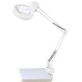 Magnifier Clamp-On Desk Lamp