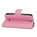 kwmobile® Elegant leather case for the Sony Xperia E with magnetic fastener and stand function in Hot Pink