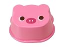 J.I.P Bath Step Funny Pig, PVC Pink