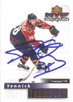 Yannick Tremblay, Atlanta Thrashers, 2000 Upper Deck MVP Stanley Cup Edition Autographed Card