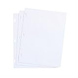 Wilson Jones 903-10 Looseleaf White Ledger Sheets for Minute Books, Unruled, Unnumbered, 11