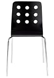 Zuo 108121 9 Dragones Black Chair - 4 Pack
