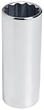 Stanley Proto J5008 3/8-Inch Drive Deep Socket, 1/4-Inch, 12 Point by Stanley-Proto
