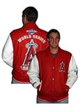 Los Angeles Angels Commemorative World Series Champ Leather Jacket