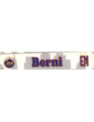 Collectibles: Berni #EM Mets Spring Training Game Used Locker Room Nameplate (circa 2005-2008) - Steiner Sports