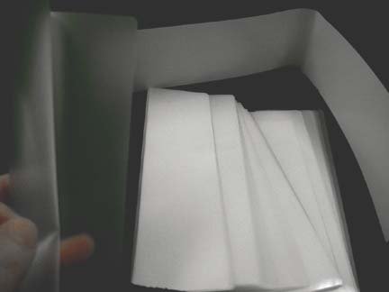 Large Bookmark hot Laminating Pouches 100/box 2-3/8 x 8-1/2 5 mil glossy thermal laminator pockets
