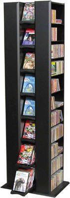 Venture Horizon Multi Media Tower – Twin 2610 (Oak/Black) (72″H x 24″W x 16″D)