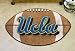 NCAA UCLA BRUINS FOOTBALL SHAPED DOOR MAT RUG