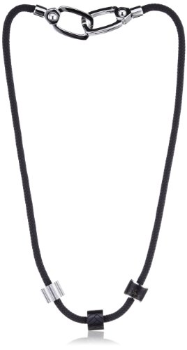 Esprit Lederekette Edelstahl three-D ca. 45cm S.ESNL11403B450 Preisvergleich