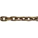 Campbell 0510513 System 7 Grade 70 Carbon Steel Transport Chain in Round Pail, Yellow Chromate, 5/16" Trade, 0.34" Diameter, 100' Length, 4700 lbs Load Capacity