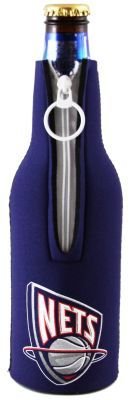 NEW JERSEY NETS BOTTLE SUIT KOOZIE COOLER COOZIE