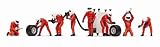Scalextric - Pit Team Fuel Red Crew C