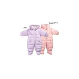 La Petite Rothschild Infant Baby Girls Snowsuit (24 Month, Sugar Pink)