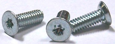 1/4-20 X 3/4 Machine Screws / Torx / Flat Undercut / Steel / Zinc / 4,000 Pc. Carton