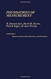 Foundations of measurement. Vol.III, Representation, axiomatization, and invariance