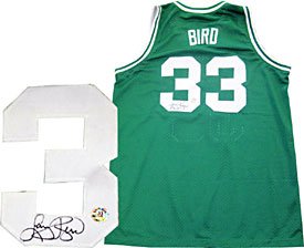 Larry Bird Autographed / Signed Boston Celtics Swingman Jersey