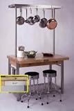 John Boos & Co. Cucina Americana Cucina Grande Work Table without Drop Leaf 48x28x35