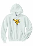 Champion NCAA Unisex Adult West Virginia Mountaineers Powerblend Hood (White, XXLarge)