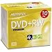 Memorex - 10 x DVD+RW - 4.7 GB 4x - slim jewel case - storage media