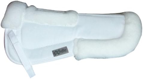 Half Pad Fleece with Rolled Edge Wither cutout. White or Black