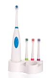 JSB HF27 Family Power Toothbrush with 4 Brush Heads and Storage Stand (Blue-White) RS.599.00 (33.00% Off) - Amazon