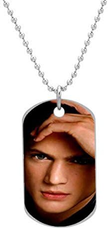 TV Show Prison Break Customized design personalized unique OvaL Dog Tag Pet Tag Cat Animal Tag necklace pendant Bead Chain
