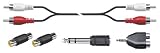 Telefunken 55110 Cinch-Anschluss-Set, 5-teilig