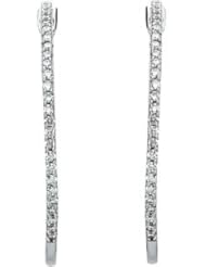Diamond Earring 14K White Gold Pair 1/3 Ct Tw Diamond Earring