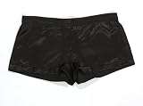 Women's Sleep Shorts, Fitted Satin Boxer Shorts - Hip, Sexy Sleepwear
