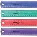 31cCnZ4PStL. SL75  Staedtler Triangular Scale Plastic Architects Ruler, 12 Inches, White with Color Grooves (98718 31)