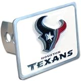 Houston Texans Trailer Hitch Cover Hand Painted With 3-D Carved Logo Hardware Included