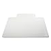 Universal 56806 Cleated Chair Mat for Low and Medium Pile Carpet 36 x 48 Clear