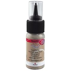 RAYHER - My Style Textilfarbe, metallic, 29 ml Flasche auf Blisterkarte, champagner gold