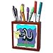 Londons Times Funny Animals Cartoons - Skunk Reads Roberts Rules Of Odor - Tile Pen Holders-5 inch tile pen holder