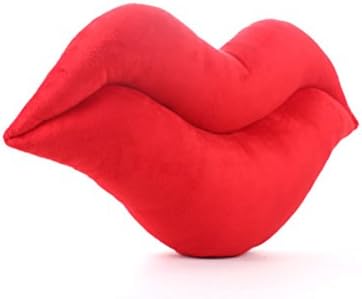 Cute Pillow, Gutrader147 Soft Red Lips Shape Plush Toy Novelty Pillow Cushion Bolster (Red)