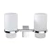 (114016) Sonia Eletech Double Tumbler Holder - Chrome