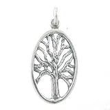 Oval Tree of Life Pendant in Sterling Silver, #8515