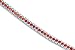 Bold and Beautiful 12.00 carats total weight Round Cut Garnet Gemstone Tennis Bracelet in Sterling Silver