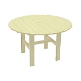 Cottage Classics 46" Round Dining Table Color: Classic White