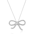 Women's Sterling Silver Diamond Accent Pendant Necklace