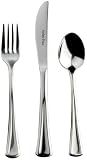 Arthur Price 3-piece Apollo child's cutlery set in a fun candy stripe gift box