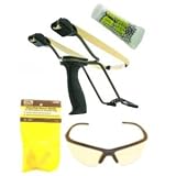 Saunders Falcon 2 Wrist Rocket Slingshot Package