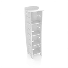 Tower Bookcase - White