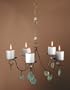 Recycled Glass Chandelier-Carnival Waters