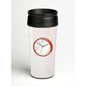 16 oz. Double Wall Insulated Tumbler with clock - Paper Insert by SHOPZEUS