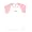 Antigua University of Michigan Girl's Pink Mini Star Short Sleeve Tee (Small)