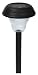 Paradise GL23726BK6 Plastic Solar Path Light with White LED and Ribbed Lens, 6-Pack, Black